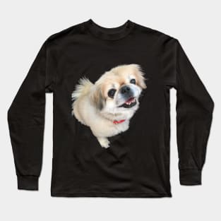 Lucy fur Real - adorable pekingese dog Long Sleeve T-Shirt